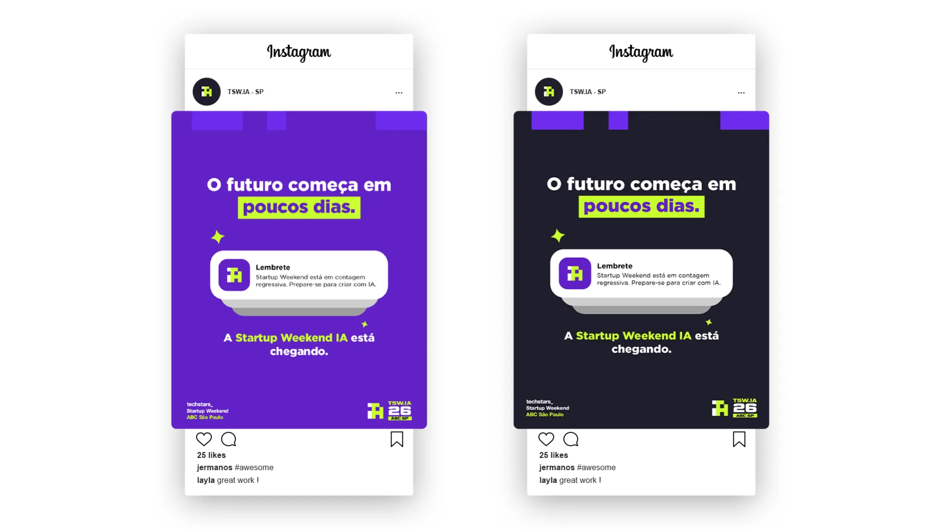 Posts de contagem regressiva